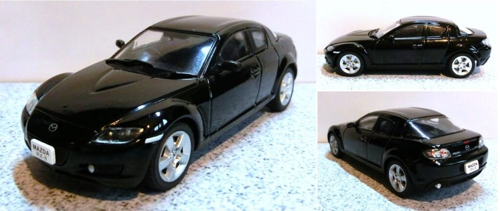 「RX-8」の外観(国産名車コレクション付録ミニカー)