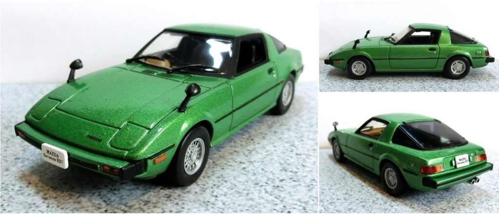 「初代RX-7」の外観(国産名車コレクション付録ミニカー)