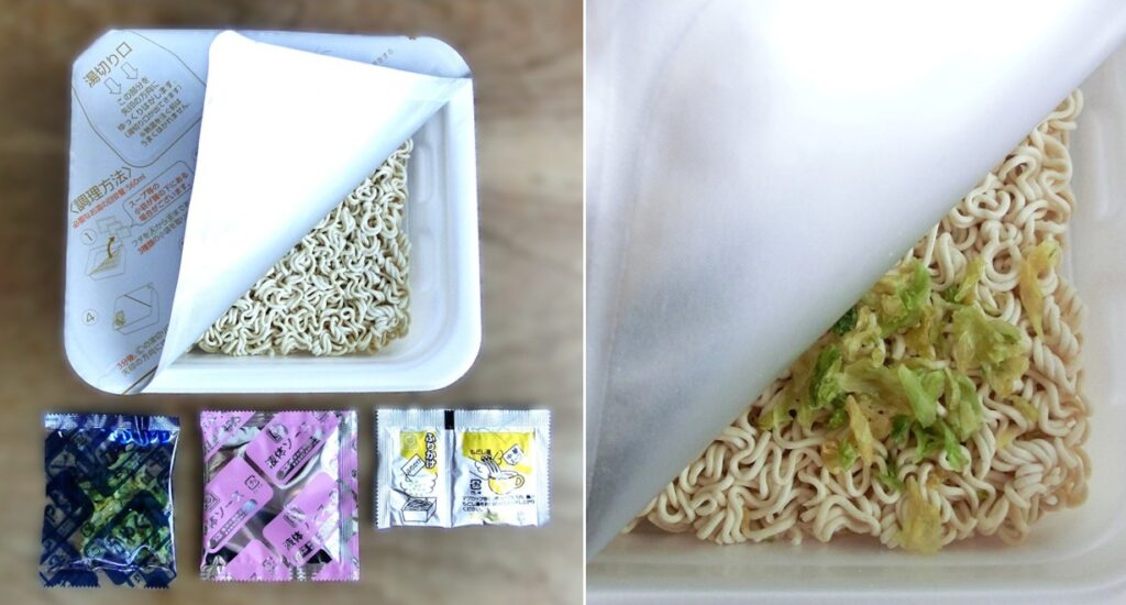 「ほたてバター醤油味」の具とソースたち