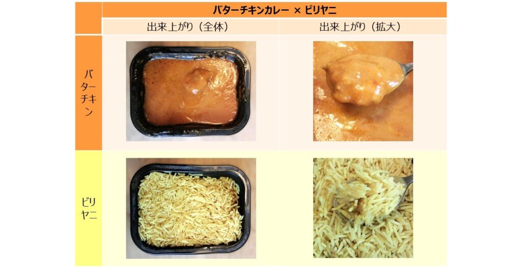 「バターチキンカレー × ビリヤニ」の出来上がりの画像
