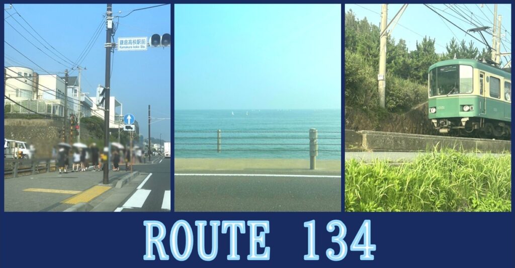 国道134号線の近景