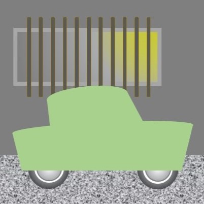 路上駐車の初代キャロル