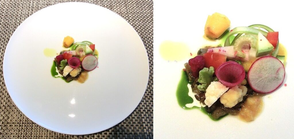 彩り野菜　アンチョビと香草のソース