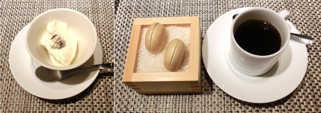 竹鶴ウイスキーとレーズンのジェラート　と　カフェ