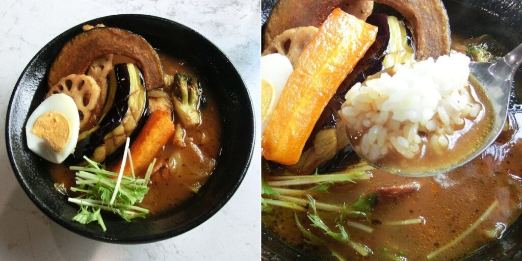 タンドリーチキンのスープカレー（最初の外観）