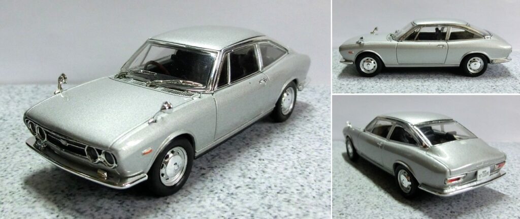 発売当初の手造り「117クーペ」の外観（国産名車コレクション付録ミニカー）