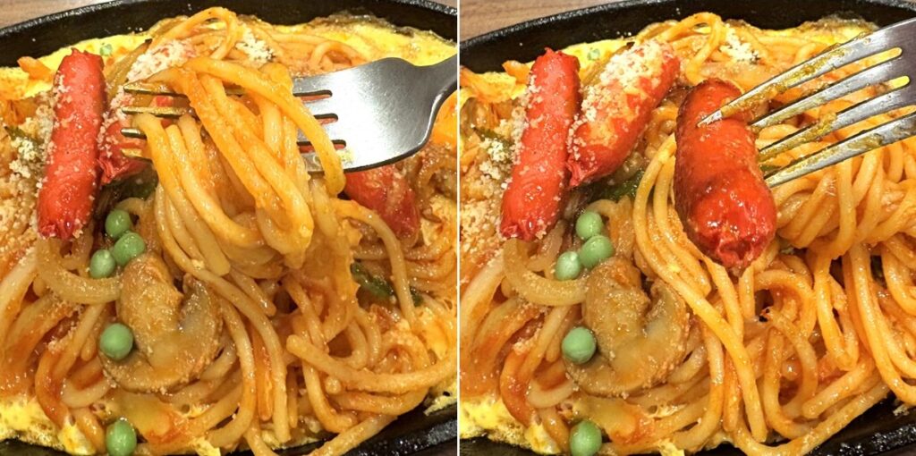 【喫茶 リッチ】の「鉄板ナポリタン」拡大