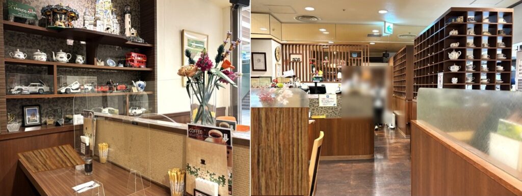 【喫茶 リッチ】の店内の雰囲気