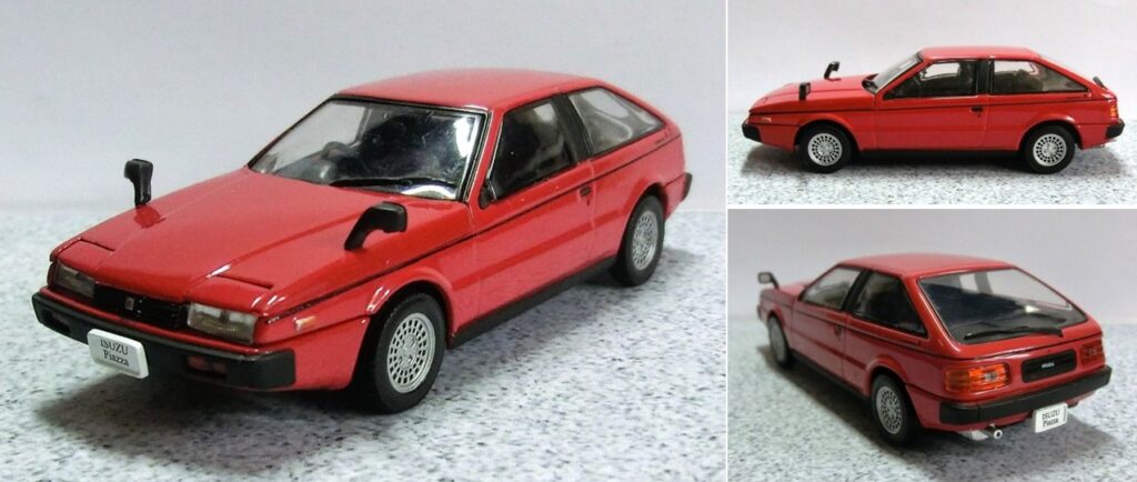 「ピアッツァ」の外観（国産名車コレクション付録ミニカー）