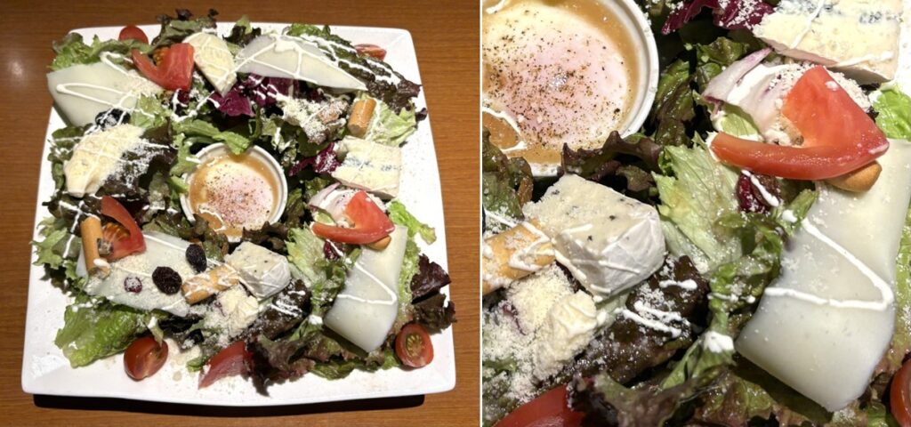 「軽井沢 Atelier de Fromage 風 specialite チーズサラダ」