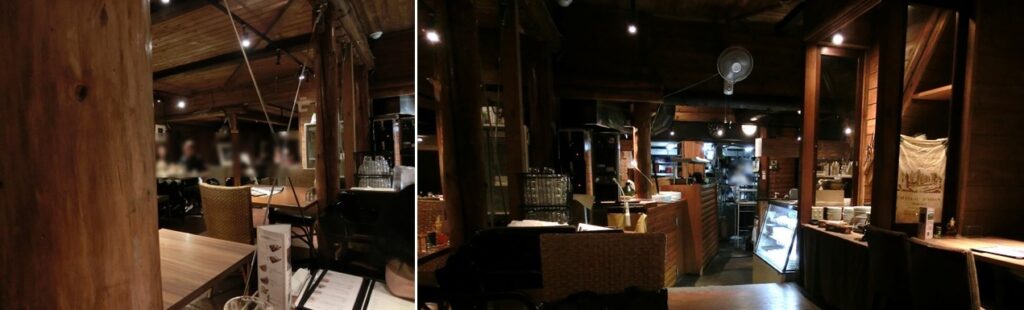 「軽井沢ピッツェリア」の店内