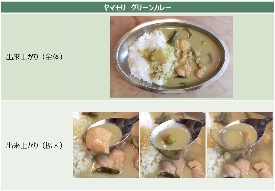「「ヤマモリグリーン」の出来上がりの画像