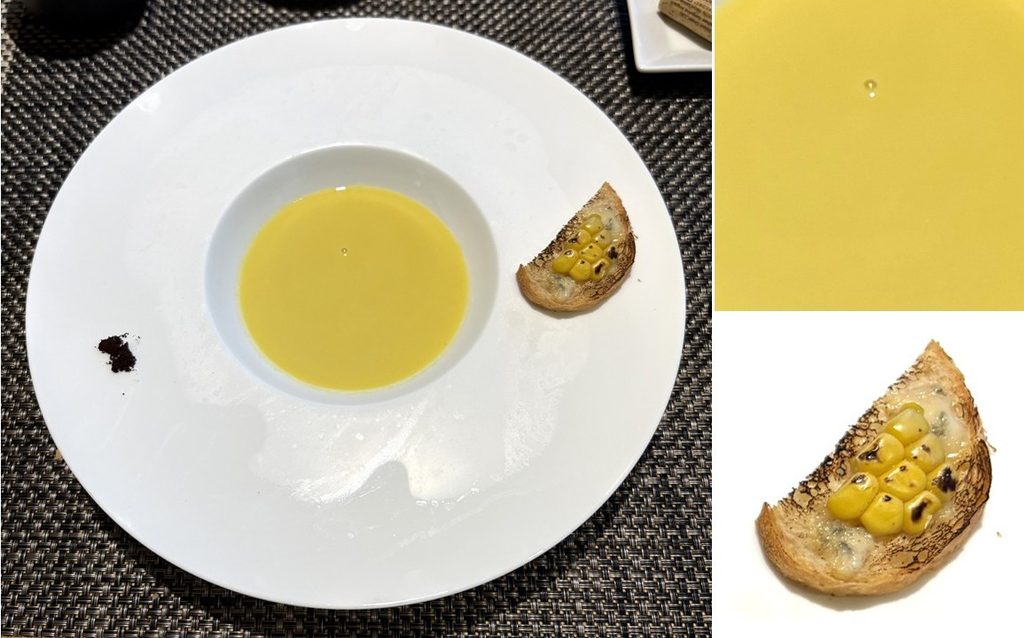 上川産トウモロコシの冷たいスープ