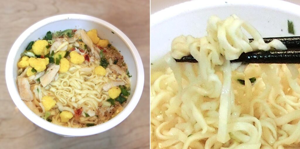 完成した「鶏塩レモン味」