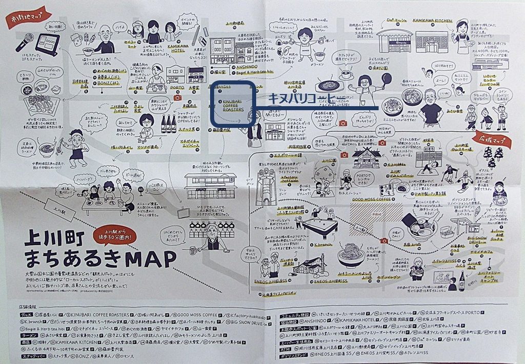 上川町まちあるきMAP