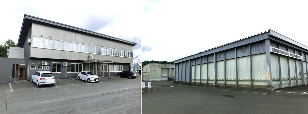 【富良野市場】の場内の様子(いかにもプロ向けの卸市場の佇まいです)