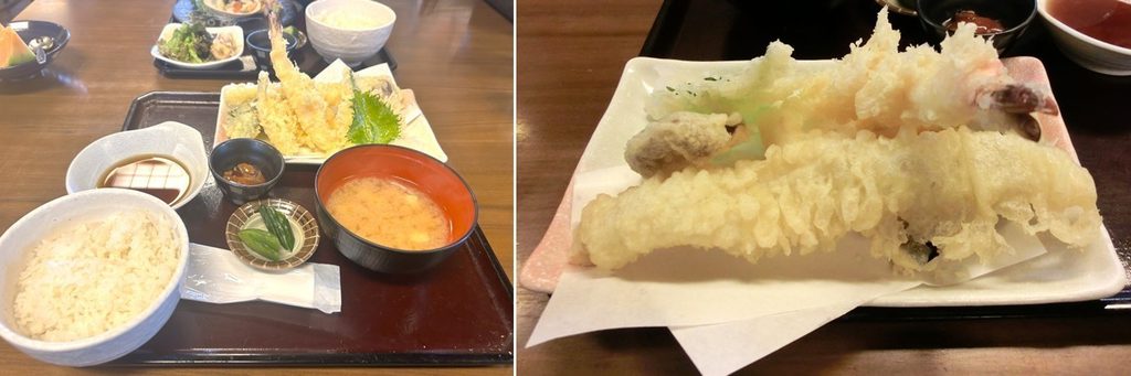 「天ぷら定食」